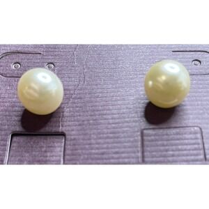 Premier Designs 8mm  Faux Pearl Stud Earrings